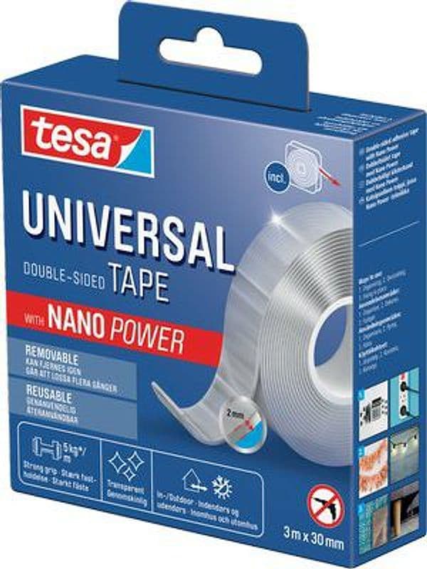 Nastro Biadesivo Removibile Universale 55810 Tesa 3 ml 30 mm 2 Pezzi - 2