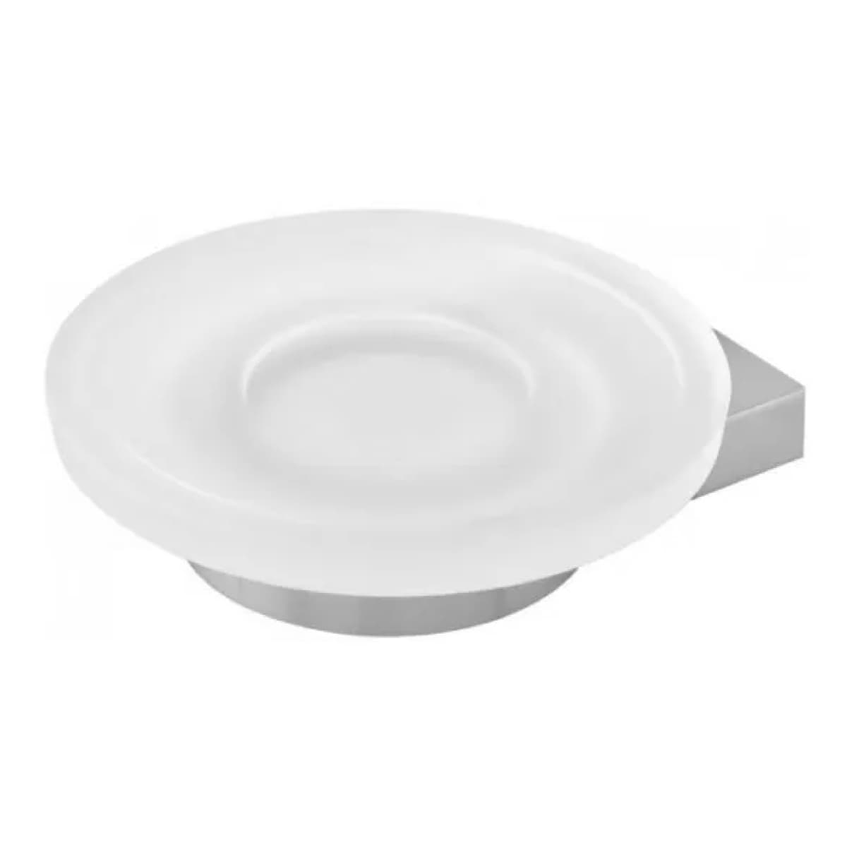 Portasapone in Acciaio Cromato Futura Dim. Cm (Lxp): Ø 10 x 15 Idroweb - 2