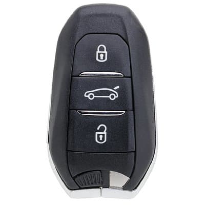 Guscio Chiave Auto Citroen HU83ERS8 Silca Pulsanti 3 - 2