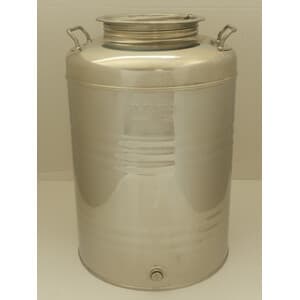 Fusto Olio Acciaio INOX 441 50 l Aggraffato - 2