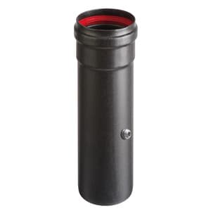 Tubo Porc Pellet con Contr Comb D 8 cm Nero Op Aeternum - 2
