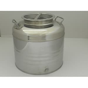 Fusto Olio Acciaio INOX 441 15 l Aggraffato - 2