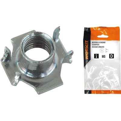 Bussola a Ragno Self Workit Stampata Acciaio Zincato M 8 10 Pezzi - 2