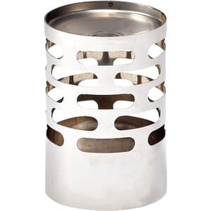 Terminale Scarico Pellet INOX D 10 x H 14 cm Aeternum - 2