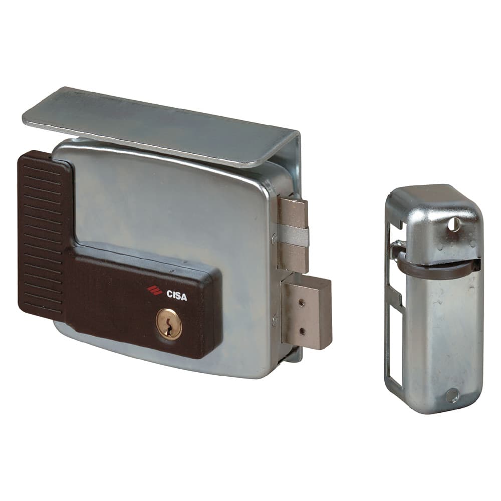 Serratura Elettrica da Applicare per Cisa Ferro Art 11761 N7 e 60 Sx - 2