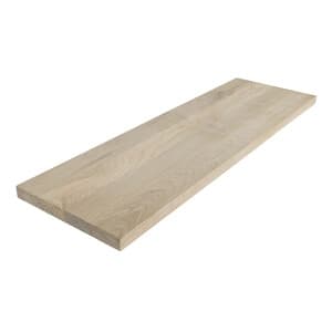 Mensola Squadrata Rovere Naturale 60 x 1,8 x 40 cm 5 Pezzi - 2