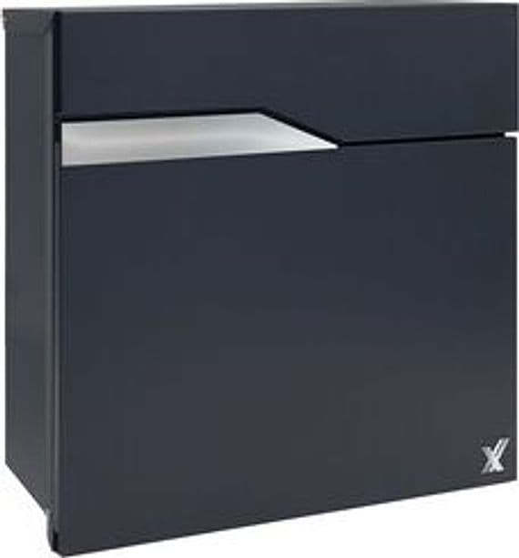 Cassetta Postale Alubox Nettuno 37 x 11 x 37 Grigio - 2