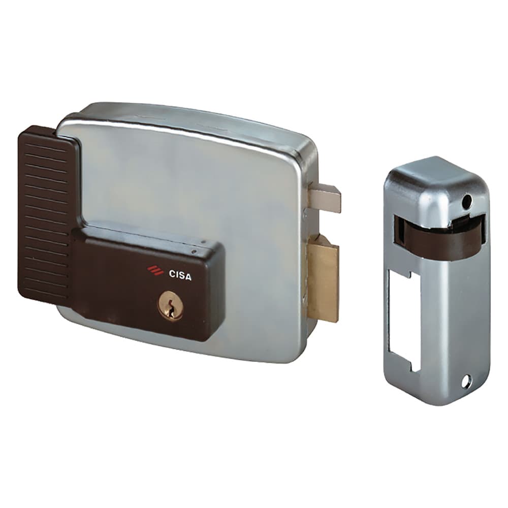 Serratura Elettrica da Applicare per Cisa N7 Ferro Art 11721 e 80 Sx - 2
