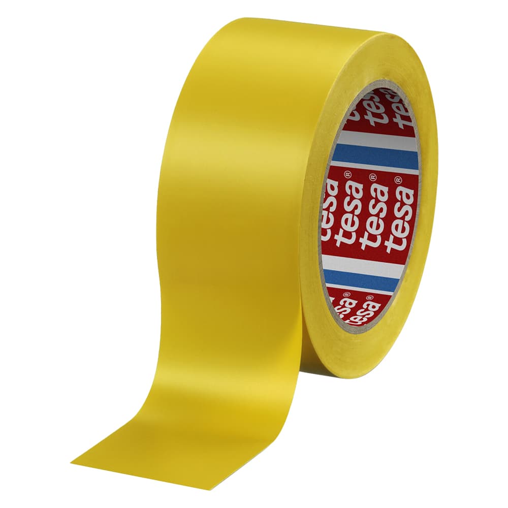 Nastro Segnaletico Tesa 60760 PV1 Giallo x 6 Pezzi 33 mm 50 mt - 2