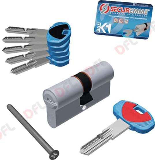 CILINDRO SAGOMATO CON CODOLO 'EVOK1' mm 30 + 35 = 65  - SECUREMME