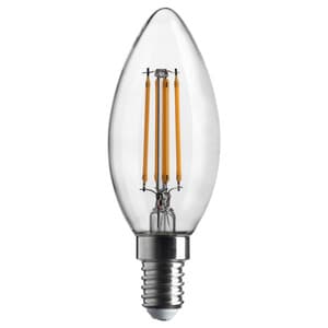 Lampadina LED Oliva Stick 4,5W E14 470LM 2700K 10 Pezzi - 2