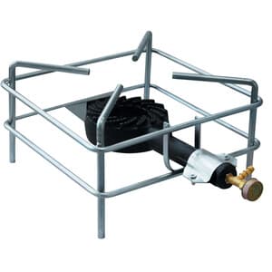 Fornellone a Gas 30 x 30 cm Fox Cromato Pavi - 2