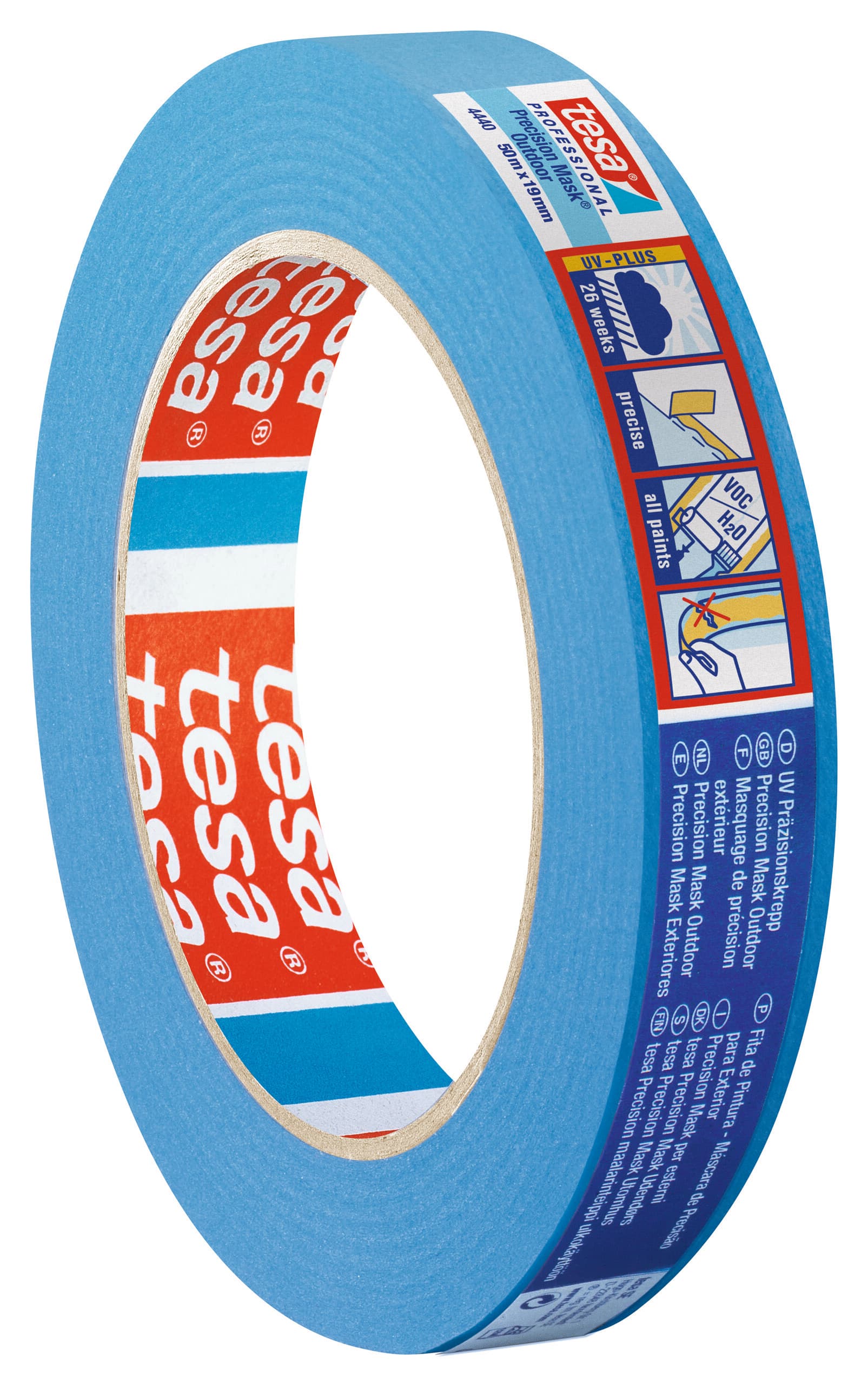 Nastro per Mascheratura Precision Mask Outdoor Plus Blu Mm 25 x 50 M Durata - 2
