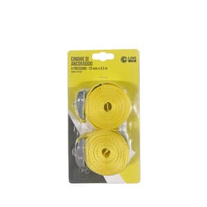 Set 2 Cinghie Ancoraggio Pressione MM25 4.5MT - 2