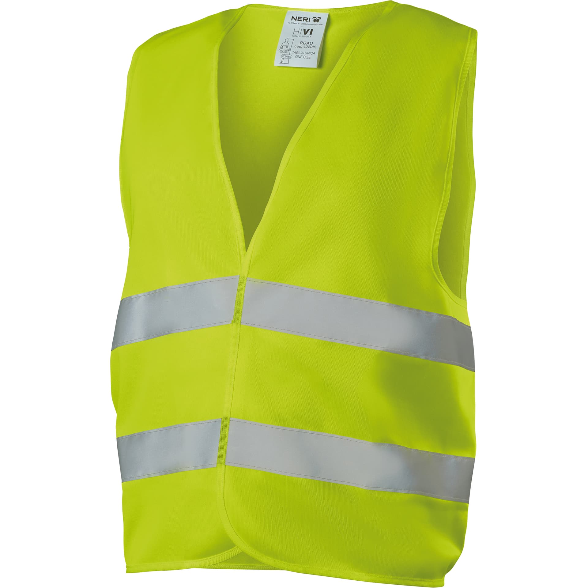 Gilet Alta Visibilità Colore Giallo Fluo Tg. Unica Codice 59933 - 2