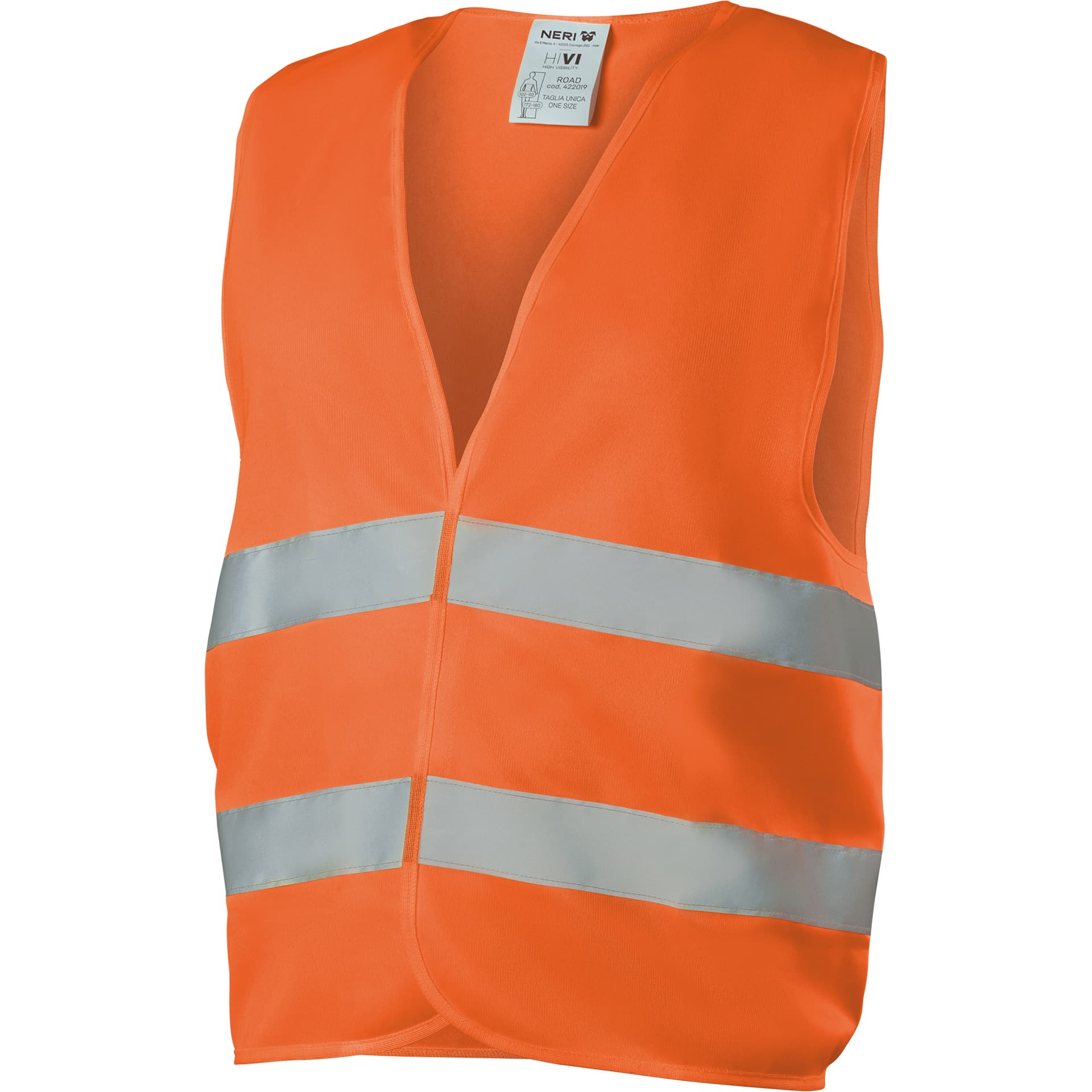 Gilet Alta Visibilità Colore Arancio Fluo Tg. Unica Codice 59932 - 2