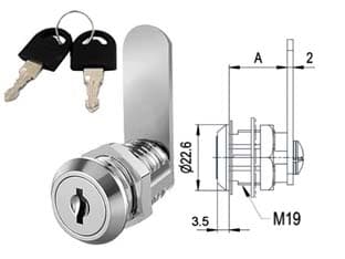 Cilindro a Leva 6000 20 mm (6020.19) Potent 5 Pezzi - 2