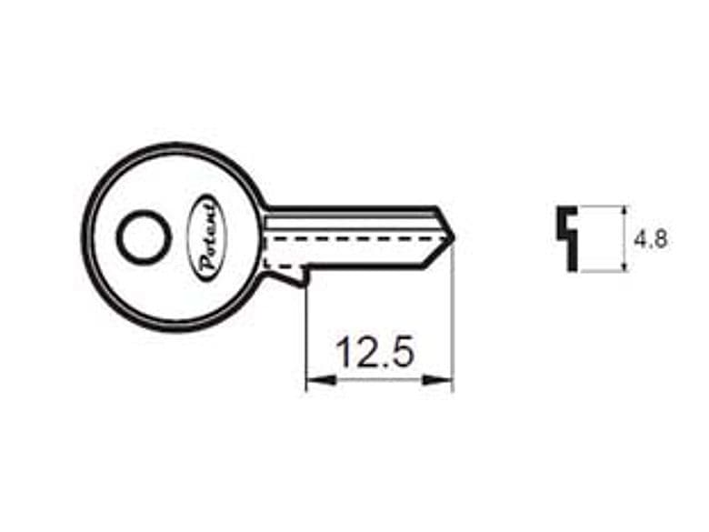 Chiave Grezza K2715 20 R1 Potent 10 Pezzi - 2