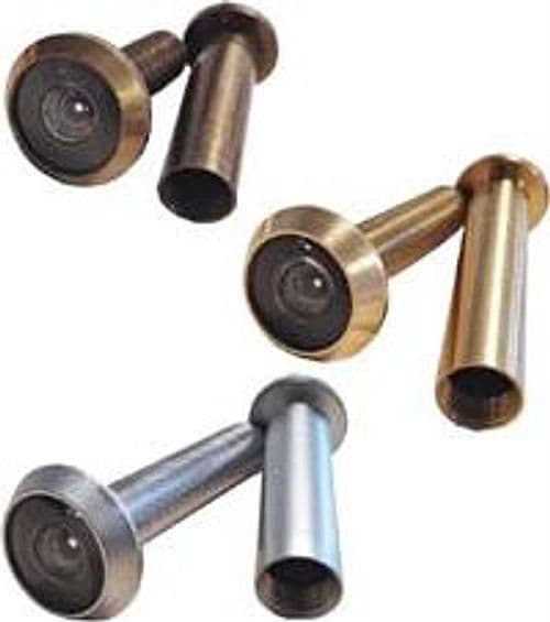 Spioncino Tondo in Ottone Ø 16 MM,.60 110, 200°, Bronzato (12930 3 Pezzi - 2