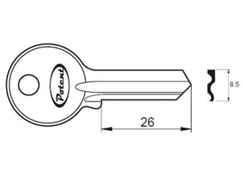 Chiave Grezza K2750 60 R1 Potent 10 Pezzi - 2