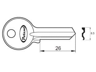 Chiave Grezza K2750 60 R1 Potent 10 Pezzi - 2