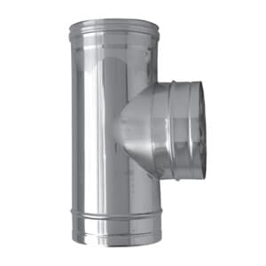 Raccordo a T INOX Attacco Ffm D 8 cm - 2