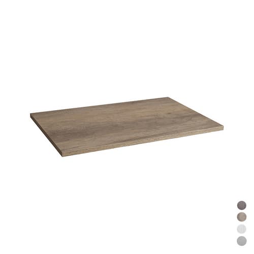 Top in Legno per Base Mod Unika Dh 100 cm x 46 x 1,8 Olmo Naturale - 2