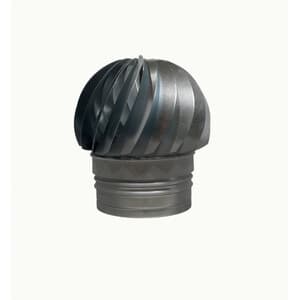 Fumaiolo Girevole Zincato Tondo D 10 cm - 2