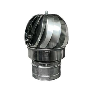 Fumaiolo Girevole INOX Tondo D 20 cm - 2