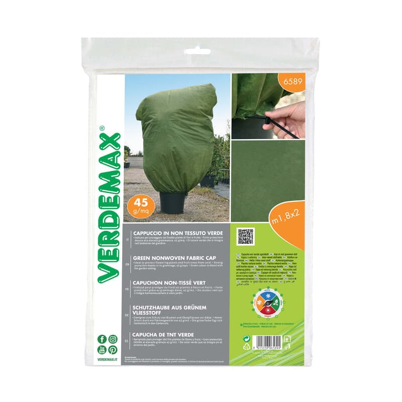 Cappuccio Antigelo in Tnt 45 g M2 1,8 x 2 m Verde - 2
