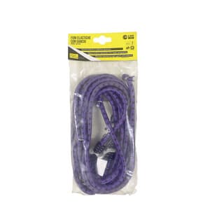 Set 2 Funi Elastiche D.8 C 2 Ganci Fe 200 Viola - 2