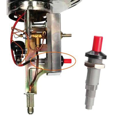 ACCENSIONE STUFA GAS GPL A FUNGO FLAME DOMUS - 2