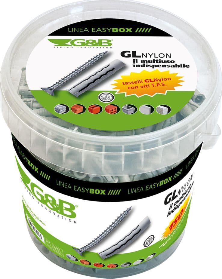 TASSELLO NYLON 'GL' GL8 VPS 8 x 40 150 pz  - G&B - 2
