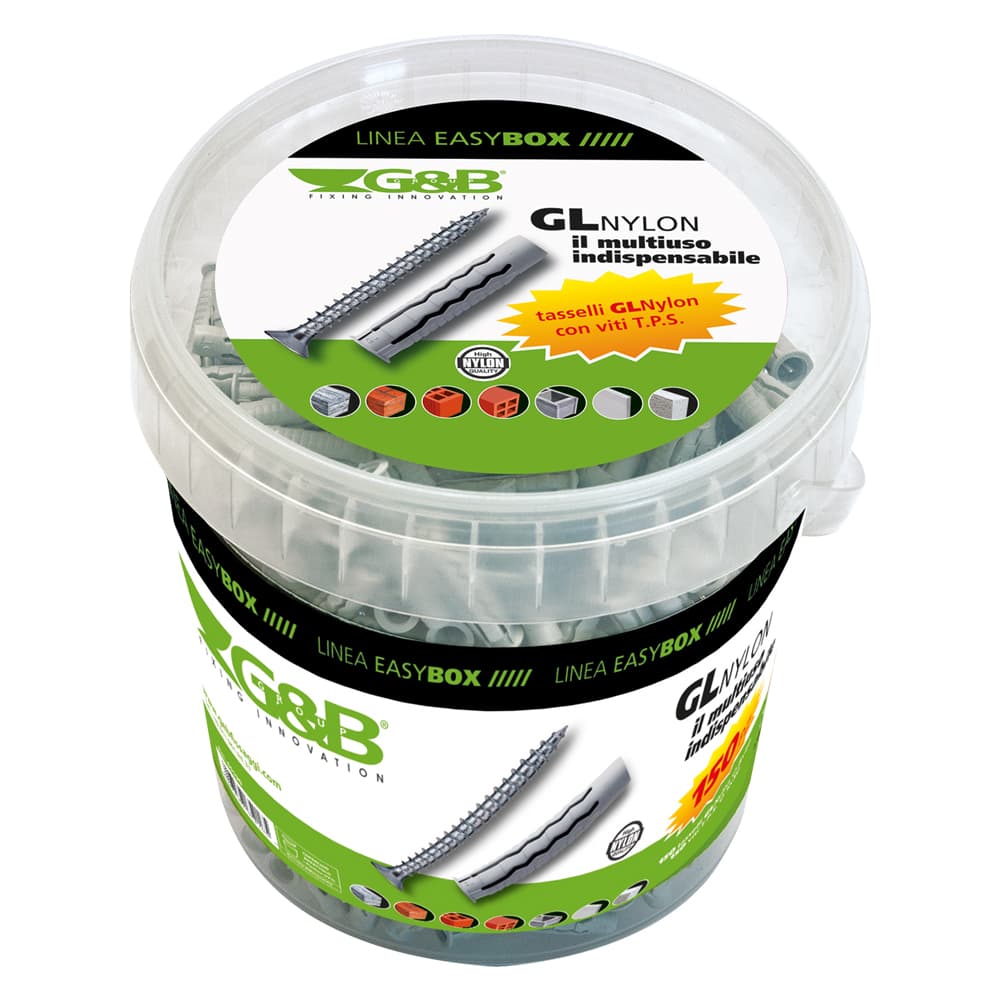Tassello G&b Gl Nylon GL8 Vps 8 x 40 150 Pezzi - 2