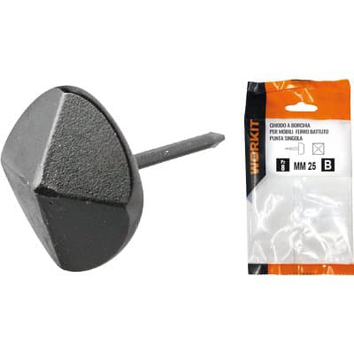Chiodo a Borchia Punta Singola Self Workit 25 mm 4 Pezzi - 2