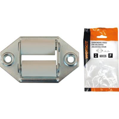 Guidacinghia a Rulli Fori Orizzontali Self Workit 60 x 35 mm 2 Pezzi - 2