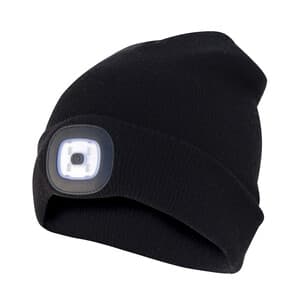 Cappello Lighthouse con Luce LED Ricaric. Nero 6 Pezzi - 2