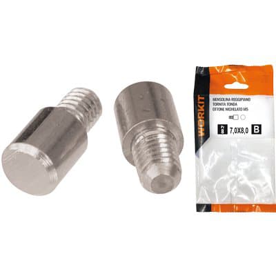 Mensolina Reggipiano Tornita Self Workit M5 7 x 8 mm 12 Pezzi - 2