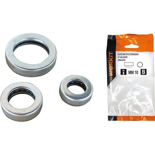 Cuscinetto Cerniera a Saldare Zincato Self Workit 10 mm 4 Pezzi - 2