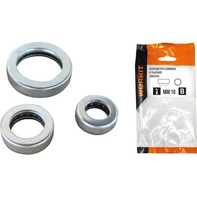 Cuscinetto Cerniera a Saldare Zincato Self Workit 10 mm 4 Pezzi - 2