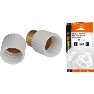 Mensolina Reggipiano da Avvitare Self Workit Bianca 12 x 12 mm 10 Pezzi - 2