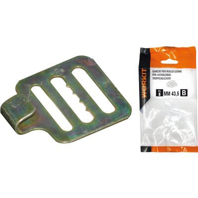 Gancio per Rullo Legno Self Workit 43,5 mm 2 Pezzi - 2