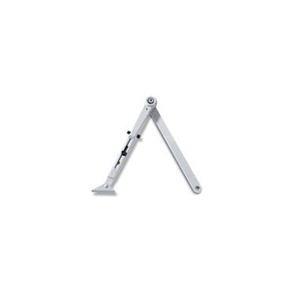 Geze Braccio V per TS2000 4000 con Fermo Ins Dis Argento - 2