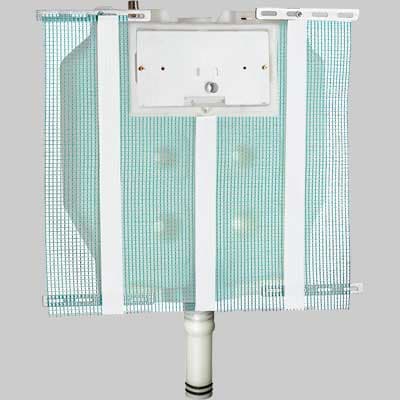 Cassetta Incasso Sara Pneumatica WC Compl. di Placca e Tubo 9 l Pucci - 2