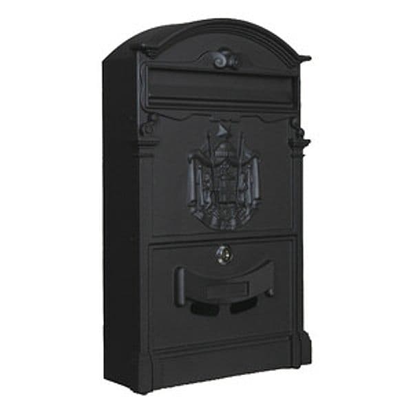 Cassetta Postale Regia Nero 9005 25,5 x 9 x 41CM - 2