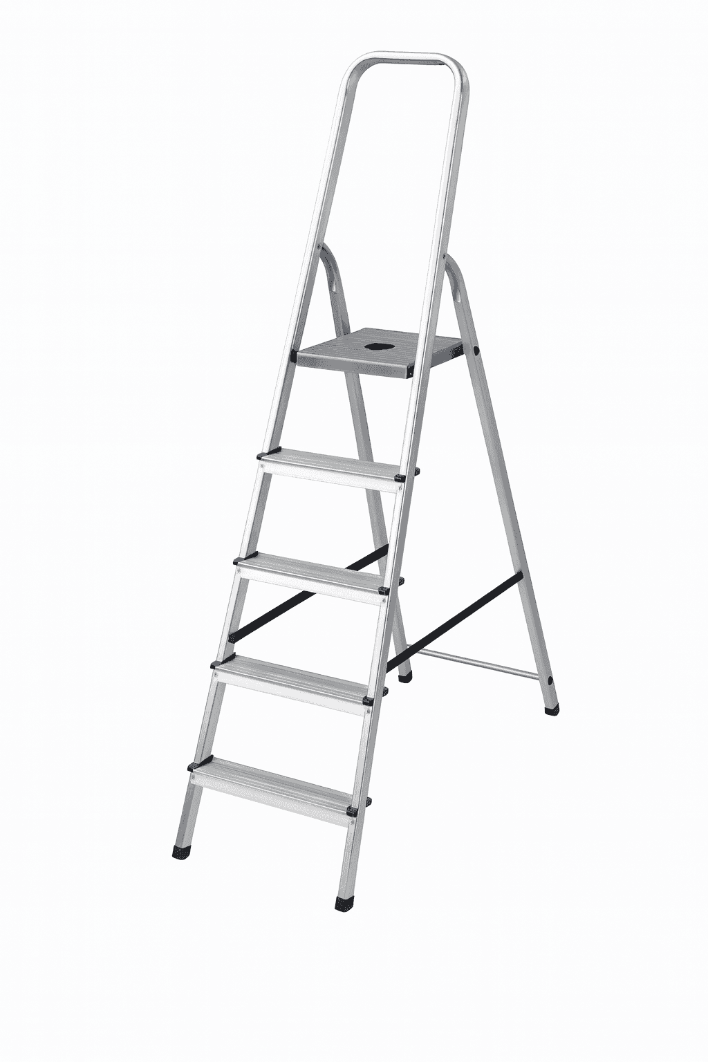 Scala in Alluminio Alfa Euroscala EN131 4 Gradini 44 CMX145H (84H Pedana) - 2