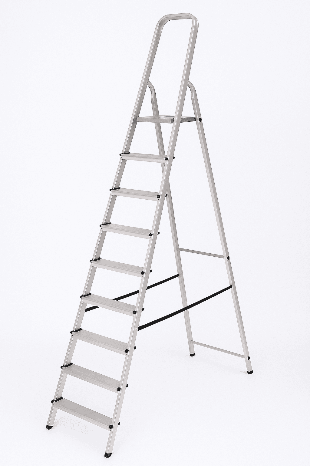 Scala in Alluminio Alfa Euroscala EN131 8 Gradini 53 CMX232H (171H Pedana) - 2