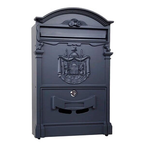 Cassetta Postale Regia Antracite 7016 25.5 x 9 x 41CM - 2