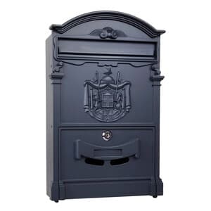 Cassetta Postale Regia Antracite 7016 25.5 x 9 x 41CM - 2