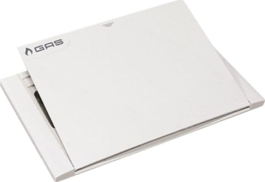 Placca per Collettore Gas 1874 in ABS 195 x 120 mm 2 Vie Tiemme Raccorderie - 2